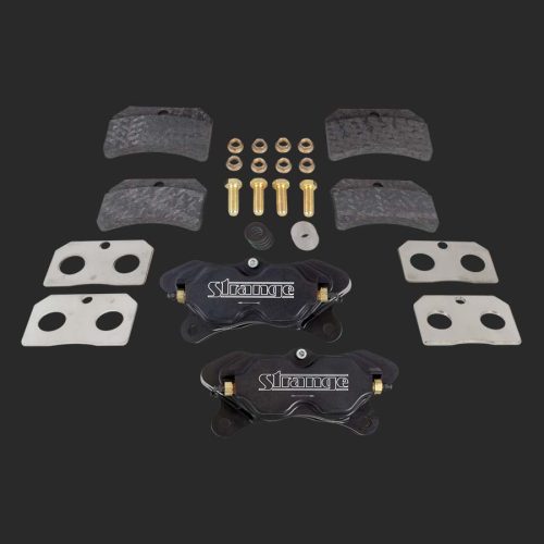 Pro Series 4 Piston Billet Caliper Kit With Soft Metallic Brake Pads