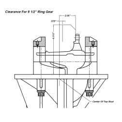 3.812 Ultra Case Package Tapered Bearing Support Using 35 Spline