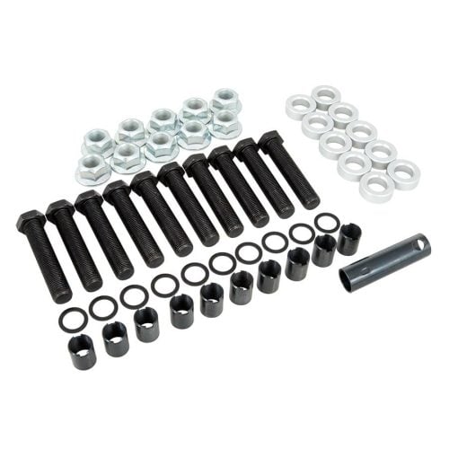 A1027-Strange 5/8"-18 x 3" Sleeve Style Stud Kit  Includes .875" Wide Sleeves, Nuts, & .438" Thick Washers