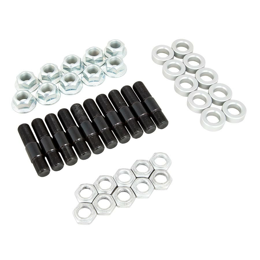 A1037-5/8" Stud Kit with .875" Wide Shank  Includes Lug Nuts & .438" Thick Washers