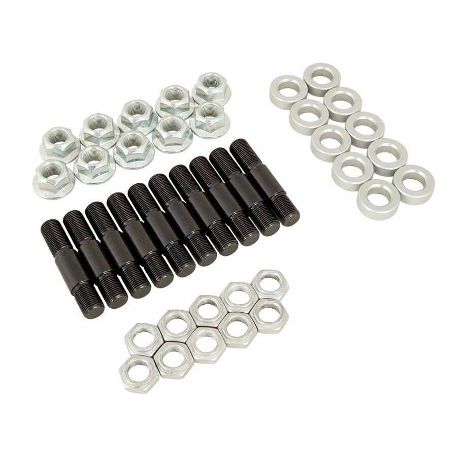 A1038-5/8" Stud Kit with 1.187" Wide Shank  Includes Lug Nuts & .438" Thick Washers