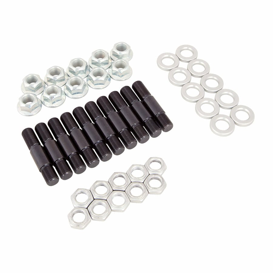 A1038S-5/8" Stud Kit with 1.187" Wide Shank  Includes Lug Nuts & .250" Thick Washers