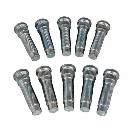 A3121-1994-2004 Mustang Wheel Studs  1/2-20 With .615" Knurl - 10 Pcs