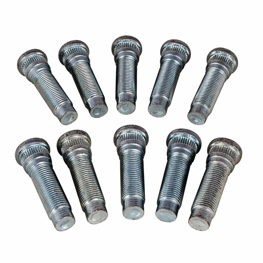 A3162-9" Ford 1/2" Wheel Studs  1/2-20 With .619" Knurl - 10 Pcs