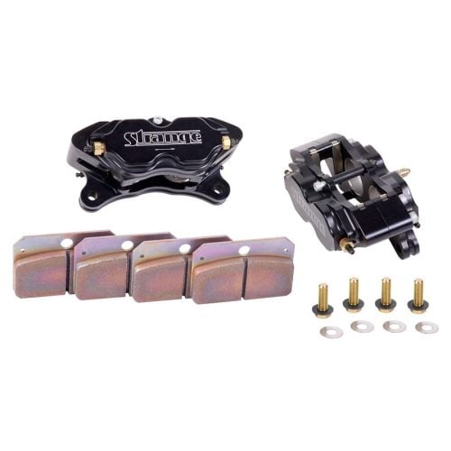 B1855-Pro Series 4 Piston Directional Caliper Kit  With Hard Metallic Brake Pads & Mounting Hardware
