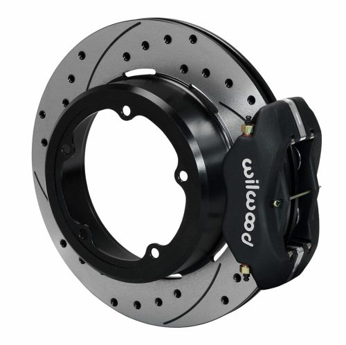 B2711WC-Strange / Wilwood Pro Touring Brake Kit  With 12.19" Rotors & Black Four Piston Calipers