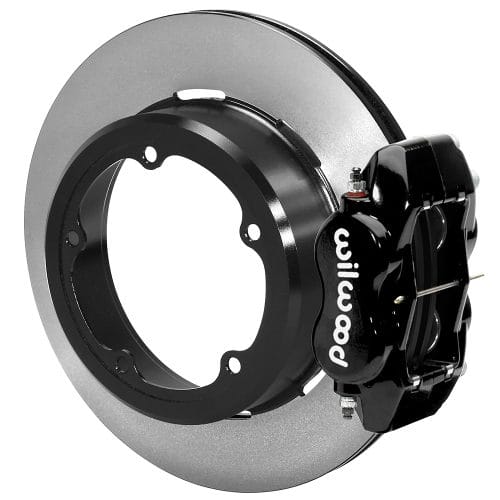 Strange / Wilwood Pro Touring Brake Kit | With 12.19" Rotors & Black Four Piston Calipers