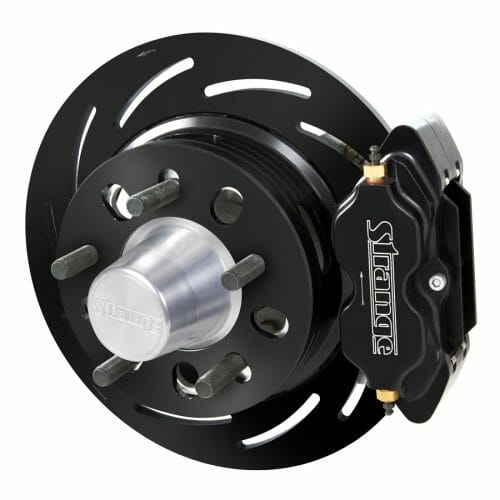 B4100WC2-Strange Pro Series II Front Brake Kit  For Santhuff Struts using 4 3/4" Bolt Circle Wheels  4 Piston Calipers & Two Piece Rotors