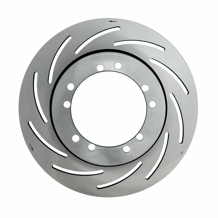 F1268-11 1/4" Slotted Steel Rotor  For Floater Kits Produced Before 2013  With 4 3/4" & 5" Bolt Circles - Left Hand Side