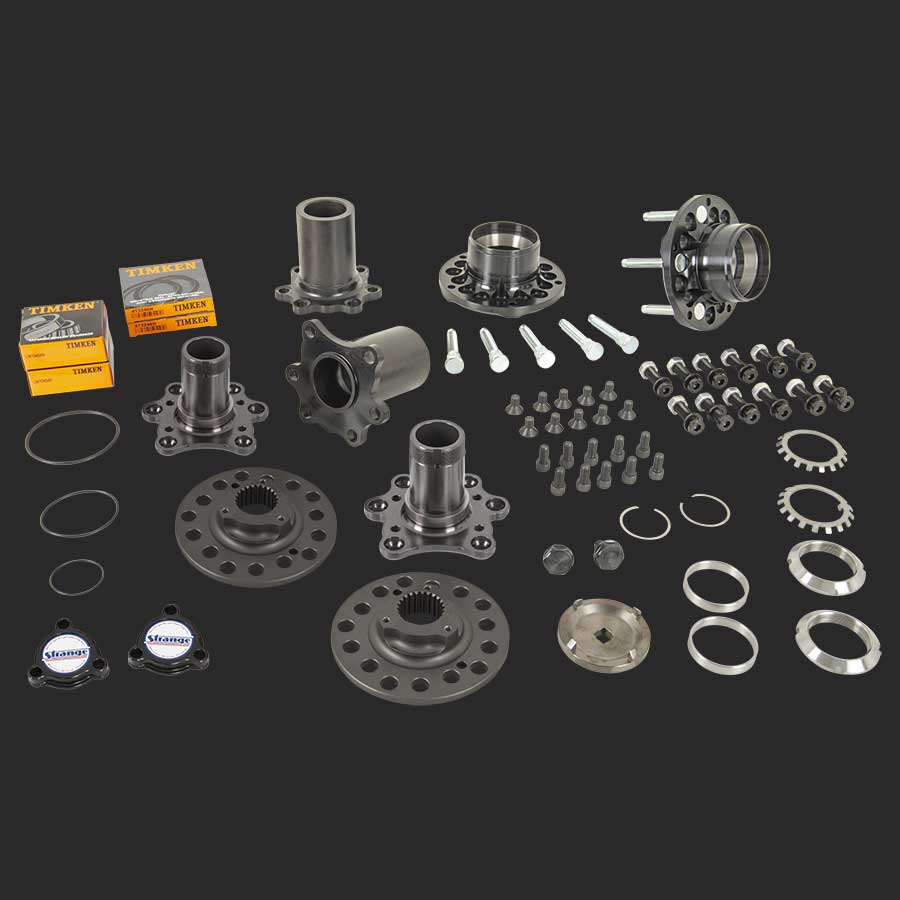 Pro Touring floater kit with wrench (Axles and brakes sold separately)