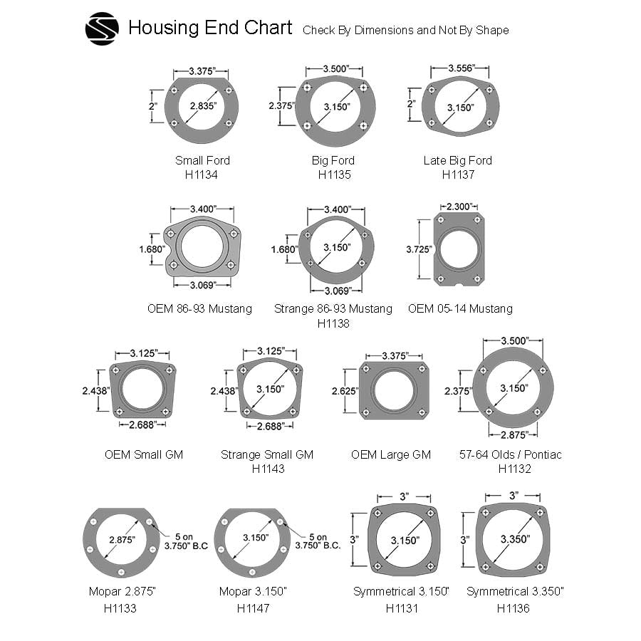 H12FE-12 Bolt Housing  Choice Of Housing Ends - No Mounts 3