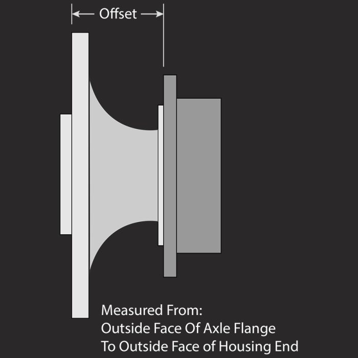 thumbnail image 2 of Factory Ford 9-Inch Cut-Off Housing Ends - Big Ford Torino, Late Model New Style 3/8 - F9-torino 2 of 5