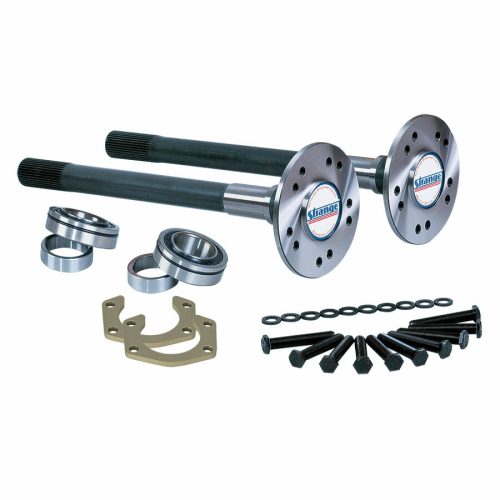 P1008-Strange Pro Race Axle Package  28, 30, 31, 33 or 35 Spline Axles  Axle Bearings, Retainer Plates, & 1/2" Studs