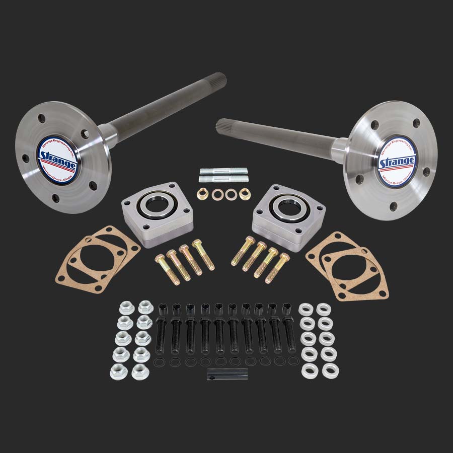 Strange Race Axle Package Eliminator Kit & 5/8 Stud Kit For GM 10 Bolt