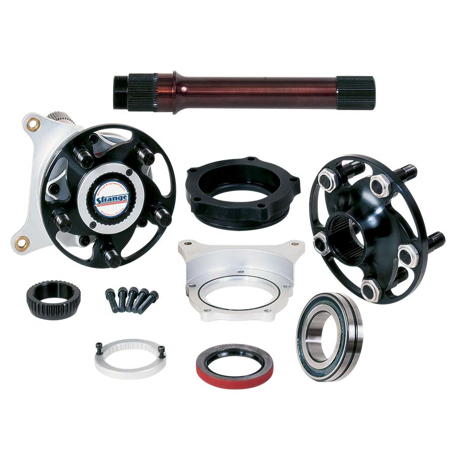 H1192-Aluminum 4-Link Housing, 2pc Axles & Stainless Steel Brake Kit   16", 17", 18", 19" , 20", 21", 22", or 23" Four Link Centers 1