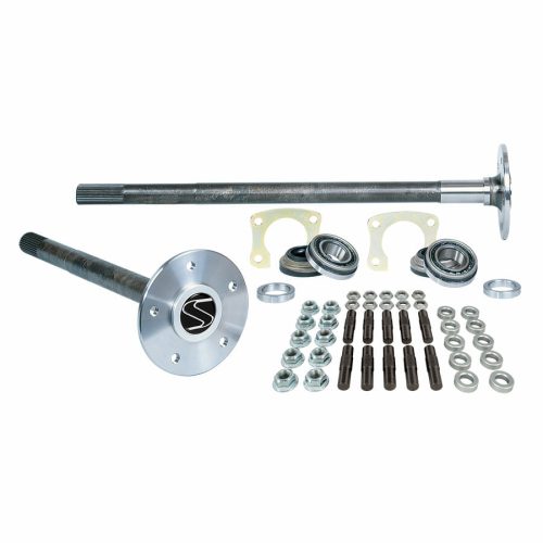 P350458-Strange 35 Spline Alloy Axle Package  With Axle Bearings, Retainer Plates & 5/8" Stud Kit