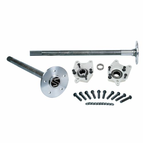 P3509F05-Strange Alloy Axle Package  For 2005-2014 Mustang 8.8 Rear End  35 Spline Alloy Axles, C-Clip Eliminator Kit, & Wheel Studs