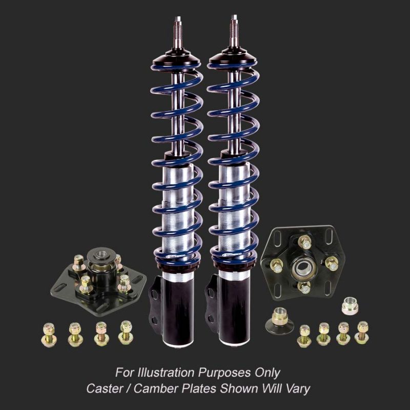 Ford Double Adjustable Strut Package 19872014 Mustang using V8 Spindles Drag Racing Only