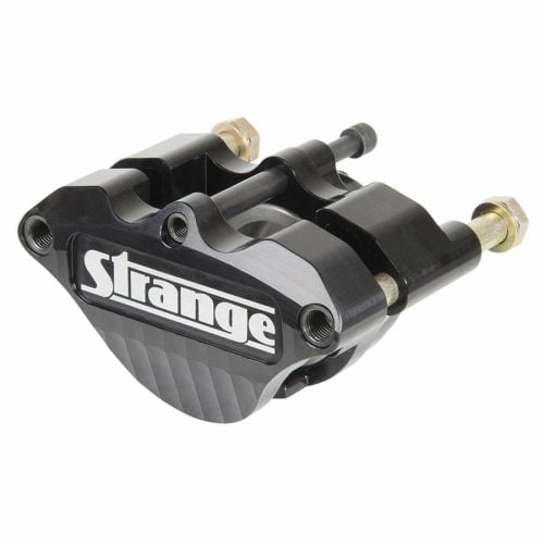 B1264-Single Piston Caliper with 2" Piston  For Strange 11" Front Carbon Brake Kits  Using One Piece Forged or Billet Spindle Mount Wheels