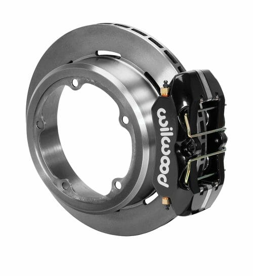 Strange / Wilwood Pro Touring Brake Kit  With 11" Rotors & Black Four Piston Calipers  Designed For Use With 15" Beadlock Wheels