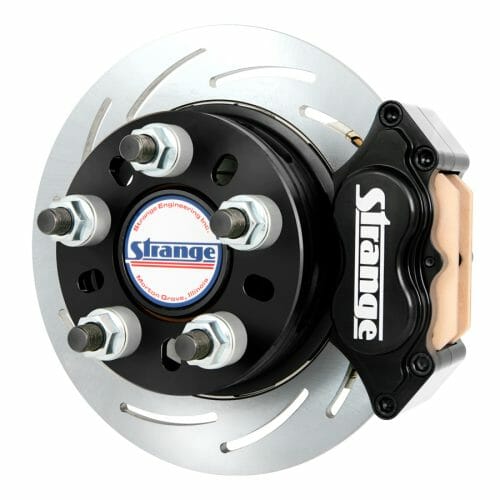 Pro II Stainless Steel Dynamic Drive Mount Rear Brake Kit | For 1957-1964 Oldsmobile Housing Ends | Pro Series 2S Rotors, 4 Piston Billet Evolution 4 Calipers | & DTC-30 Semi Metallic Pads