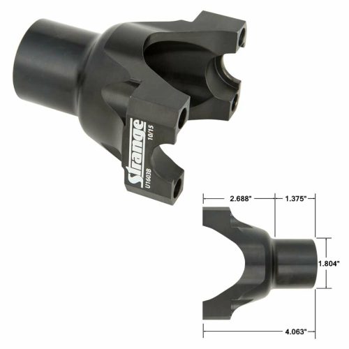 U1603B-Strange Billet 1350 Series Yoke  For Ford 9" Using 28 Spline Pinion Shaft