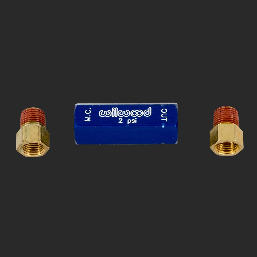 2 lb residual pressure valve discount factor calculator