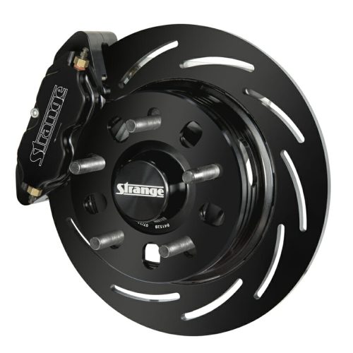 Strange Pro II H/D Front Brake Kit | 2009-2012 Challenger - 4 1/2" B.C. | 2 Pc Rotors, 4 Piston Calipers & DTC-30 Semi Metallic Pads