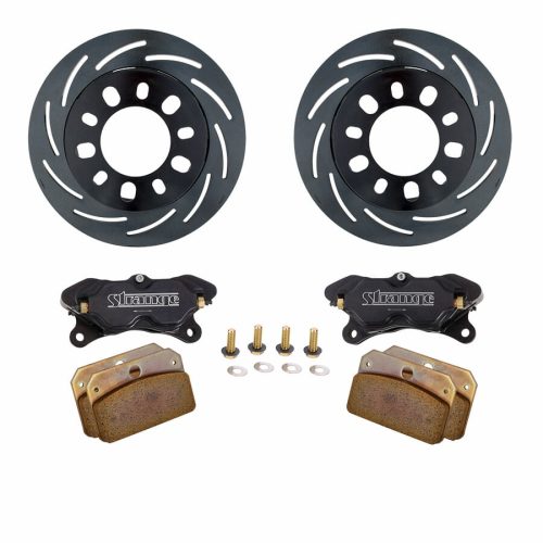 Pro II Steel Brake Completion Kit | For Strange P1020 Axle Package | 2 Pc Rotors, 4 Piston Calipers & DRM-35 Metallic Pads