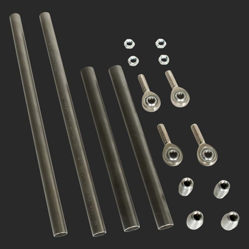 Lower Control Arm Tube Kit For Strange Aluminum Struts 7/16" ID Rod