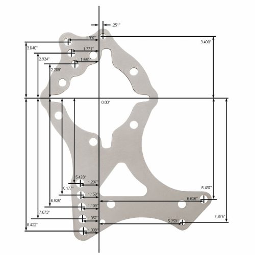 Strange 4-Link Plate Set For Dragster Modular 4-Link Rear End
