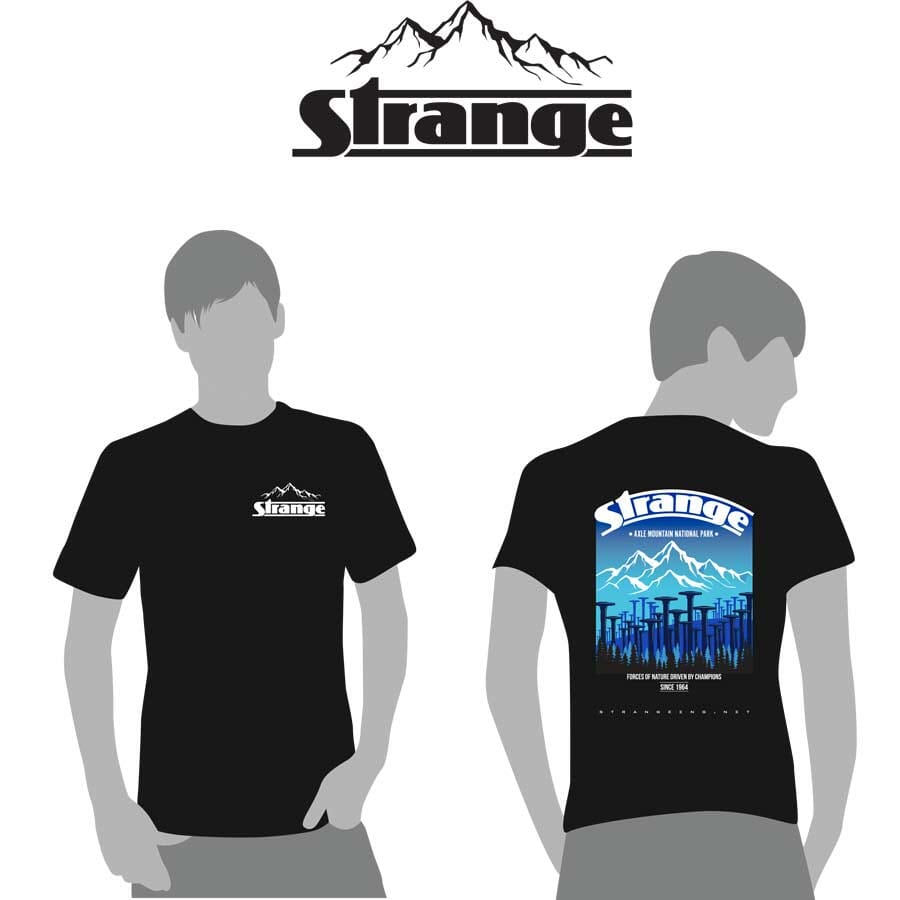 Axle Mountain Strange  Drag Racing T-Shirt 2