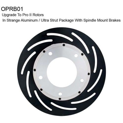 Upgrade to Pro II Steel Rotors | For Aluminum & Ultra Strut Packages | With Spindle Mount Brake Kit