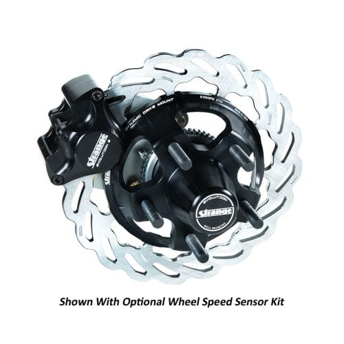 Strange Evolution 2 Ball Bearing DDM Front Brake Kit | '67-'69 Camaro, '67-'72 Chevelle, ... 4 3/4" B.C. | Evolution S Rotors, 2 Piston EVO 2 Calipers & DTC-30 Pads