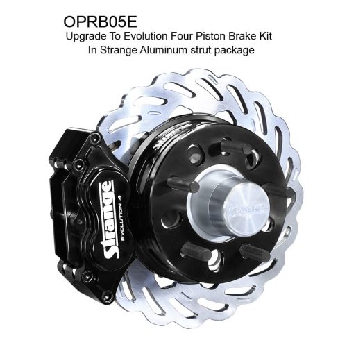 Upgrade To Evolution Four Piston Brake Kit | For New Aluminum Strut Package Orders | Equipped With Heavy Duty Brake Kit