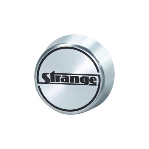 Strange Front Hub Cap | For Clear Anodized Front Brake Hub