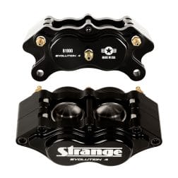 Strange Evolution Dynamic Drive Mount Front Brake Kit | 1969-1982 Corvette - 4 3/4" B.C. | Evolution S Rotors, 4 Piston Billet Evolution 4 Calipers | With DTC-30 Semi Metallic Pads - Image 3