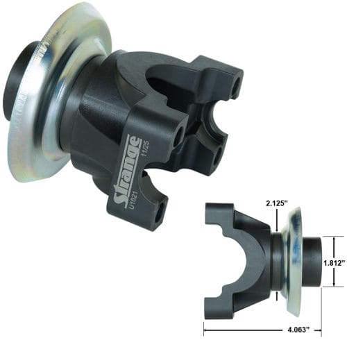 Strange Chrome Moly 1350 Series Yoke | For 9" Ford Daytona & Strange N1917 Pinion Supports