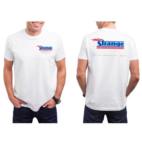 White Retro Team Strange T-Shirt