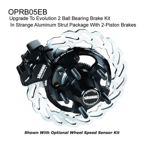Upgrade To Evolution 2 Ball Bearing Brake Kit | For New Aluminum Strut Package Orders | Equipped With Two-Piston Brake Kit